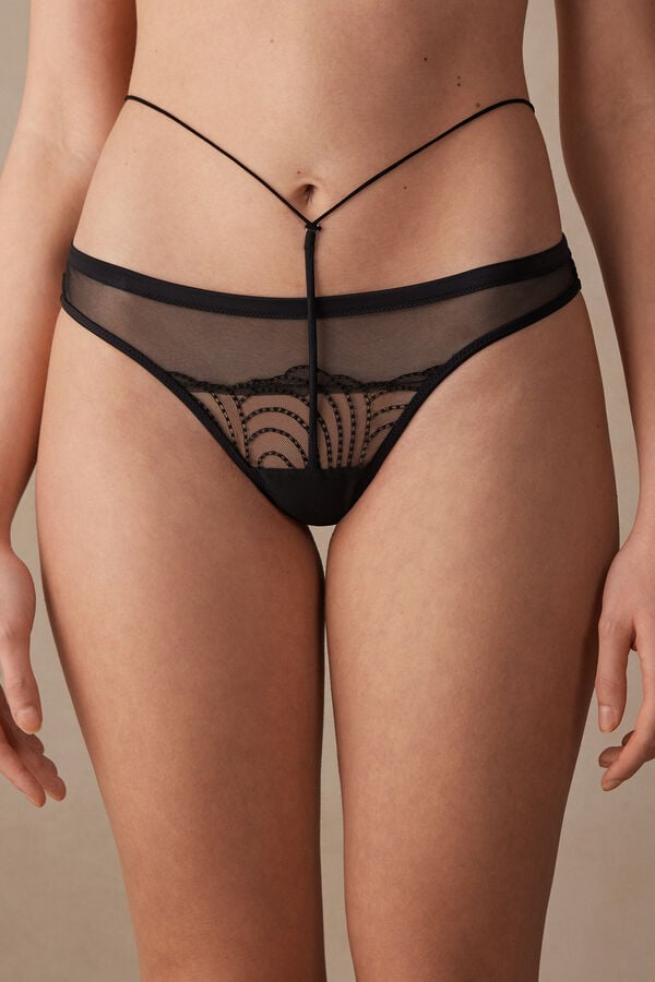 Intimssimi Steal the Show High Rise Brazilian Black | ZUSMJ71506