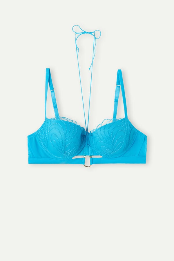 Intimssimi Steal the Show Sofia Balconette Bra Blue | USZDE65901