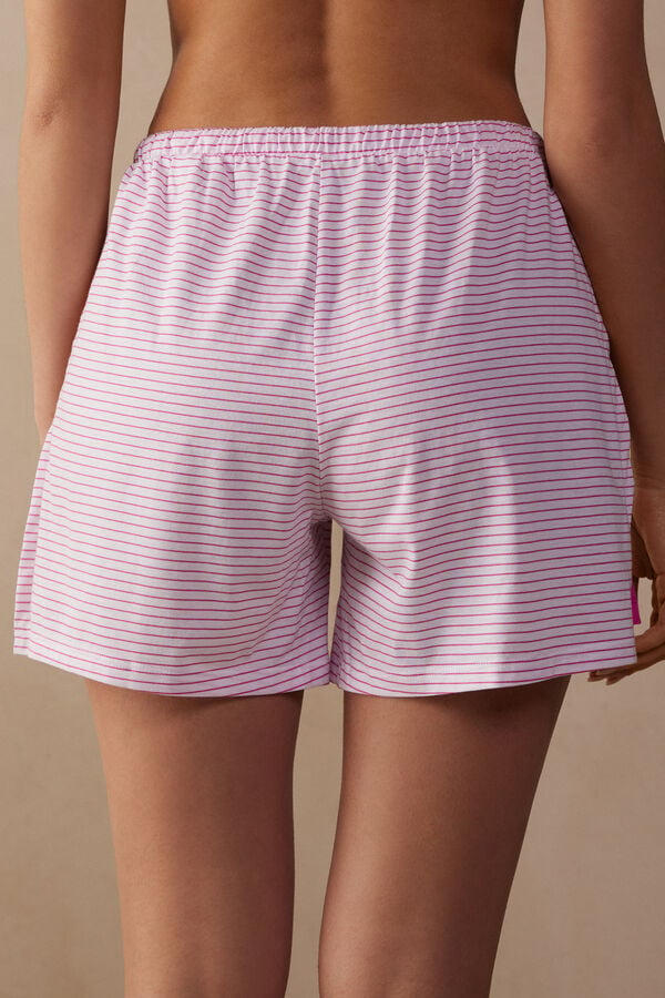 Intimssimi Strawberry Milkshake Shorts in Supima® Cotton Pink | USJBT45281