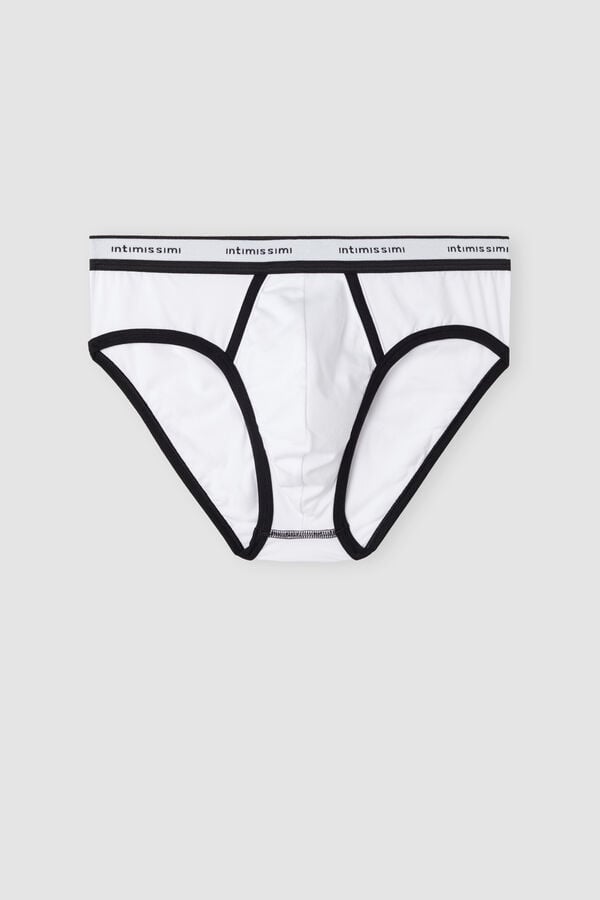 Intimssimi Stretch Supima® Cotton Brief with Logo Detail Multicolor | ZUSNQ28035