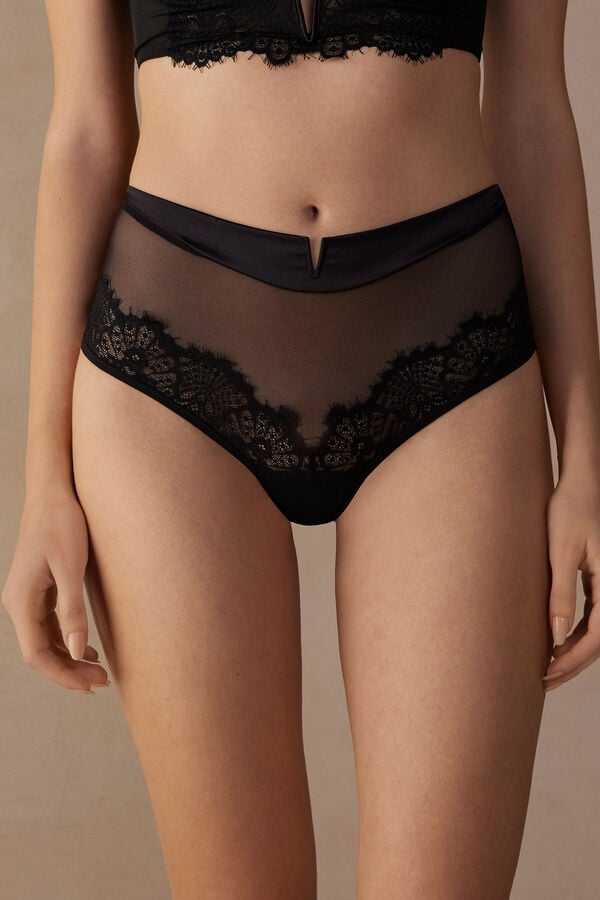 Intimssimi Stunning Beauty Hipster Brazilian Black | YUSGT97436