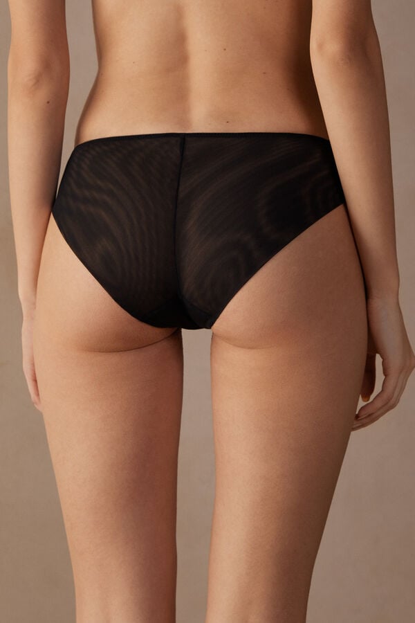 Intimssimi Stunning Beauty Panties Black | MUSHR47012