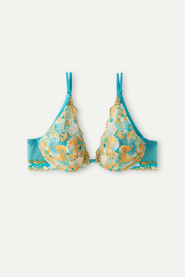 Intimssimi Summer Vibes Elena Balconette Bra Blue | ZUSNQ12670