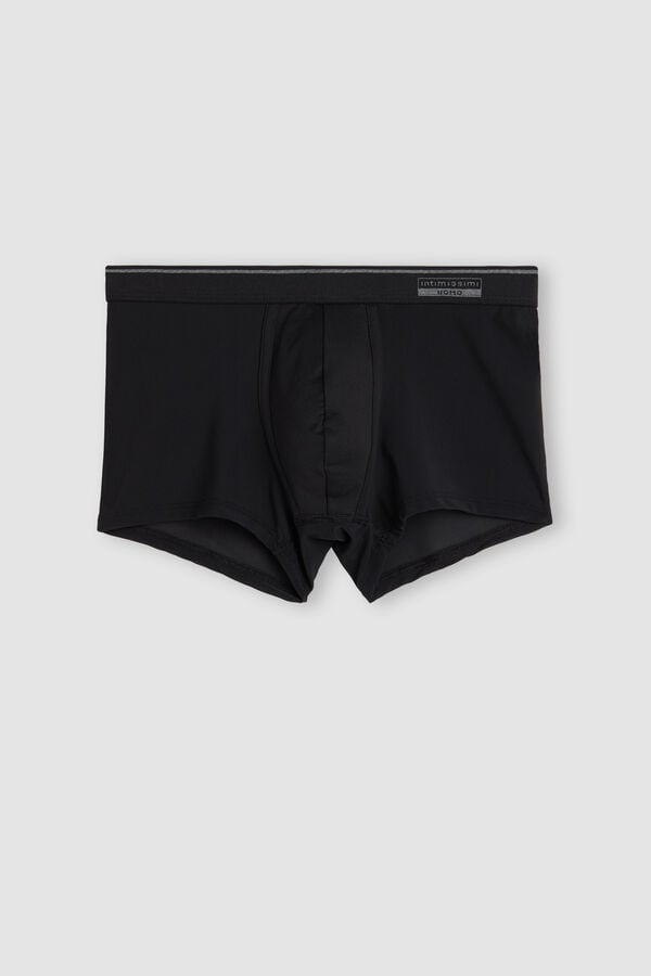 Intimssimi Super Fresh Micro-mesh Boxers Black | DUSVO72152