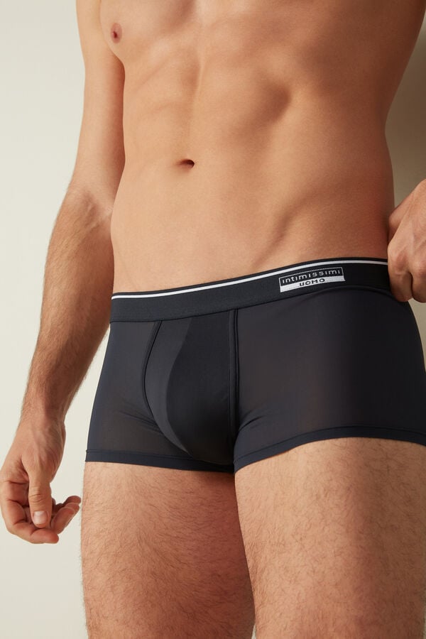 Intimssimi Super Fresh Micro-mesh Boxers Blue | UUSTG54569