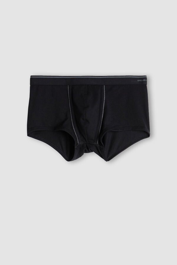 Intimssimi Supima® Cotton Boxers Black | GUSEC71217