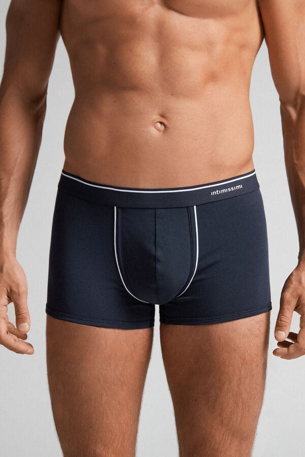 Intimssimi Supima® Cotton Boxers Blue | PUSQX86708