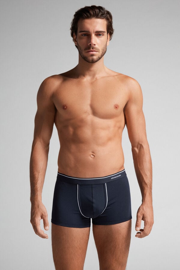 Intimssimi Supima® Cotton Boxers Blue | PUSQX86708