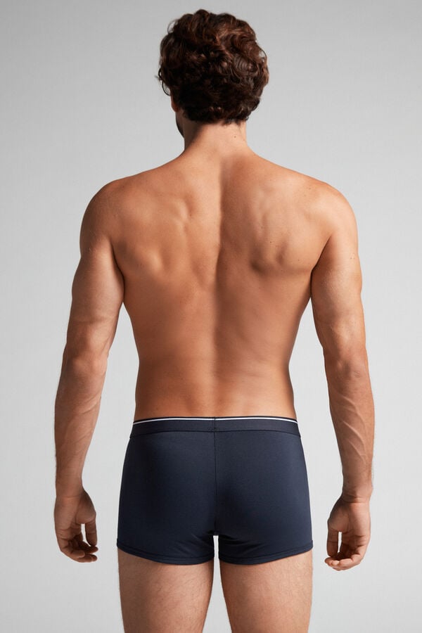 Intimssimi Supima® Cotton Boxers Blue | USNEJ92758