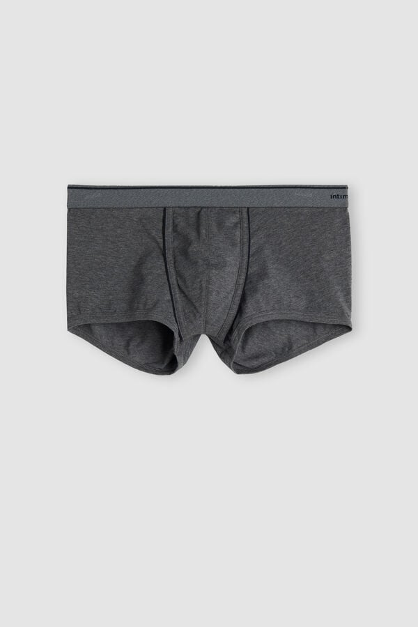 Intimssimi Supima® Cotton Boxers Dark Grey | USIIZ49524