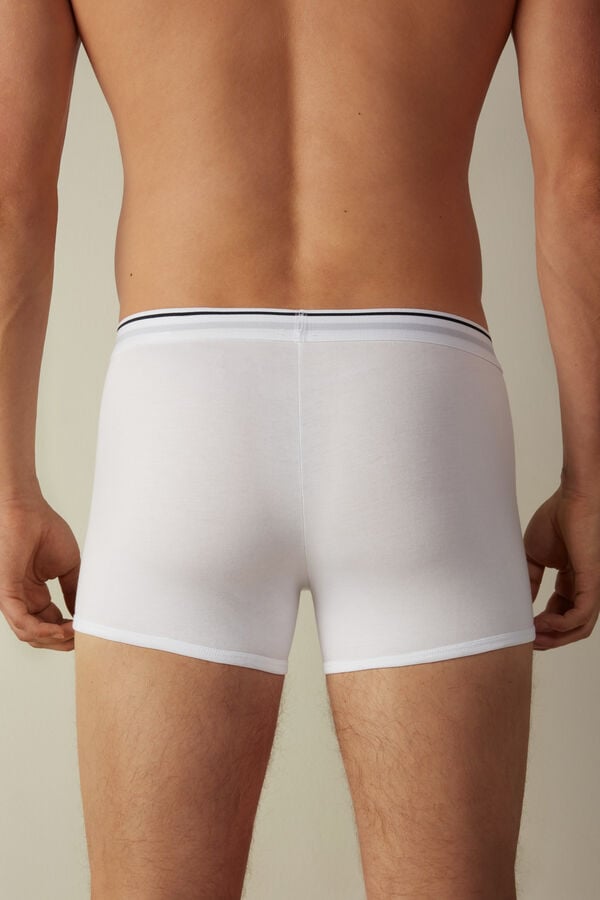 Intimssimi Supima® Cotton Boxers White | QUSWA36859