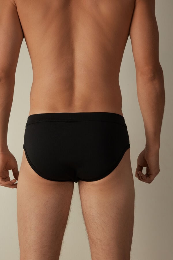 Intimssimi Supima® Cotton Briefs Black | USZDE72514