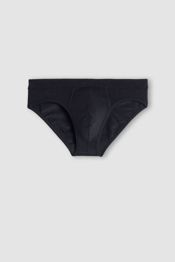 Intimssimi Supima® Cotton Briefs Black | USZDE72514