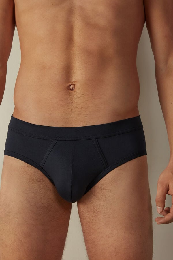 Intimssimi Supima® Cotton Briefs Blue | USIIZ70347