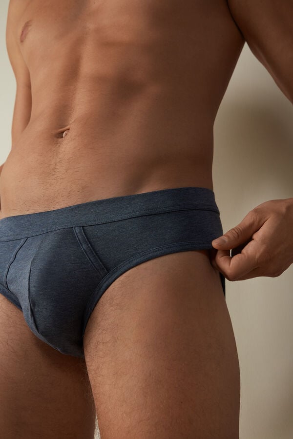 Intimssimi Supima® Cotton Briefs Blue | XUSBH27856