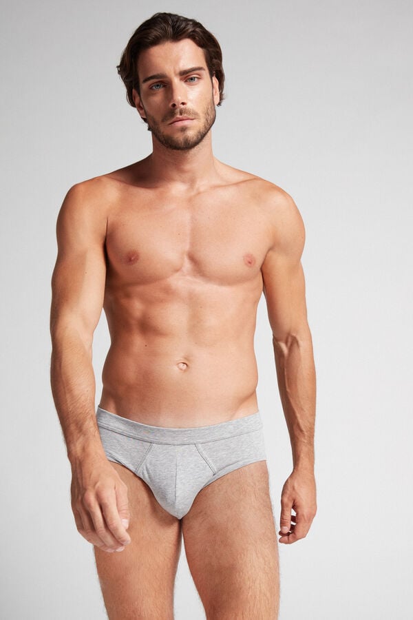 Intimssimi Supima® Cotton Briefs Grey | USZPD52427