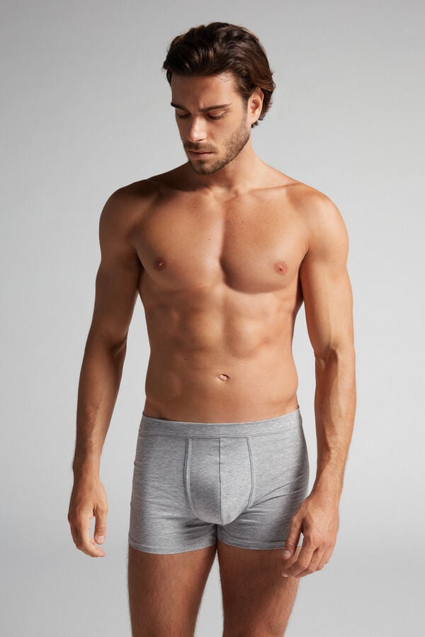 Intimssimi Supima® Cotton Loose Fit Boxers Grey | SUSNY54103