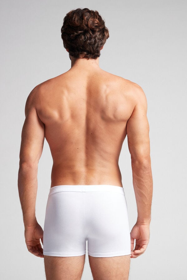 Intimssimi Supima® Cotton Loose Fit Boxers White | USIIZ35199