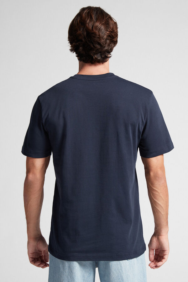 Intimssimi T-shirt in Cotton Jersey Blue | AUSDF82379