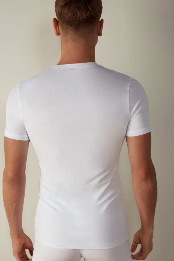 Intimssimi T-shirt in Stretch Supima® Cotton White | USJZR86367