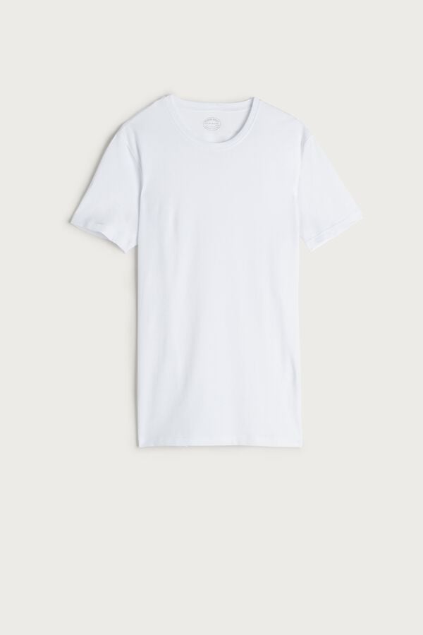 Intimssimi T-shirt in Stretch Supima® Cotton White | USJZR86367