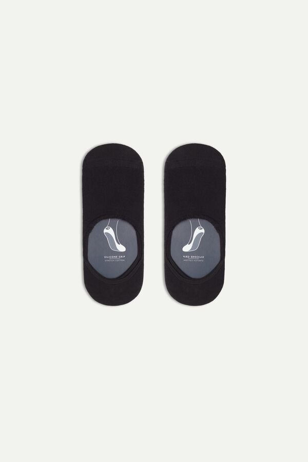 Intimssimi Terrycloth Shoe Liners Black | USJBT52500