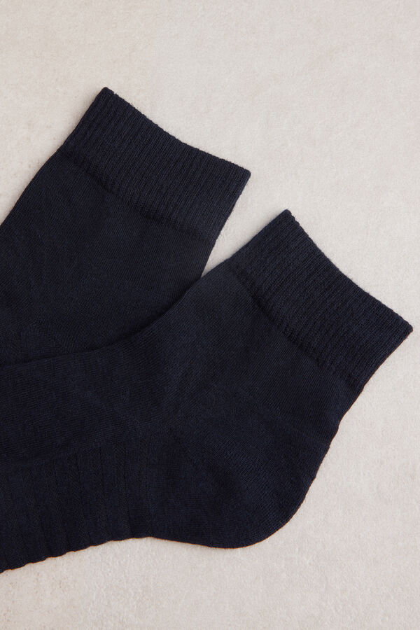 Intimssimi Terrycloth Short Socks Blue | USJKU10267