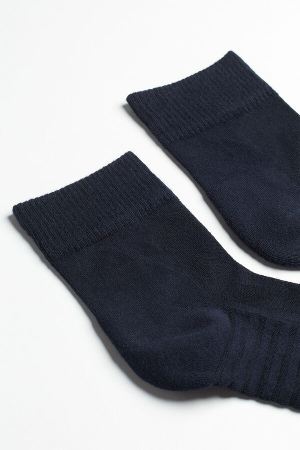 Intimssimi Terrycloth Short Socks Blue | USJKU10267