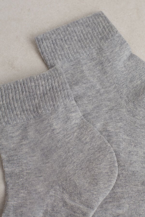 Intimssimi Terrycloth Short Socks Grey | USZPD52534