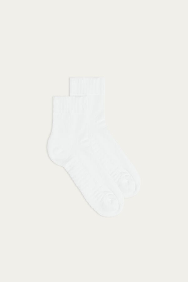 Intimssimi Terrycloth Short Socks White | TUSWZ30145