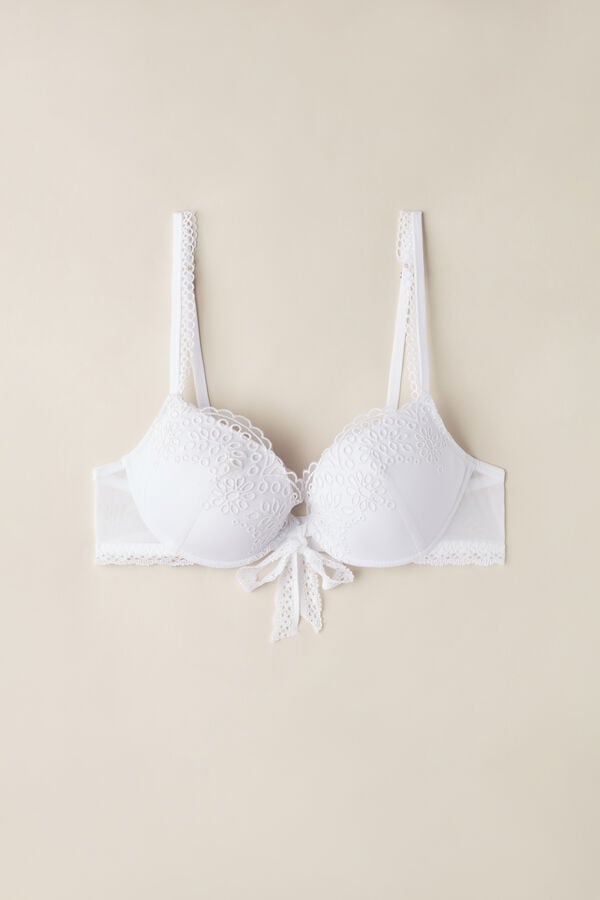 Intimssimi Timeless Simplicity Bellissima Push-up Bra White | FUSHY71797