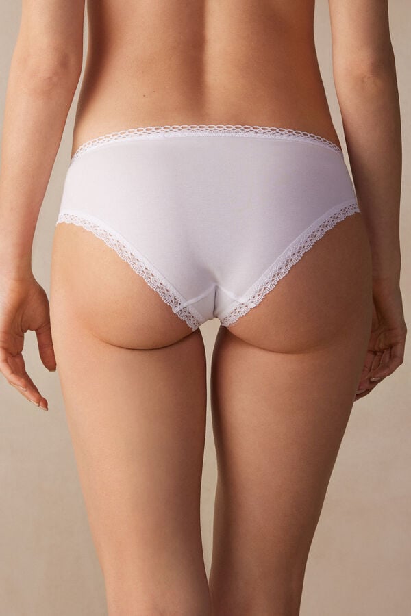 Intimssimi Timeless Simplicity Cotton Panties White | QUSUV85908