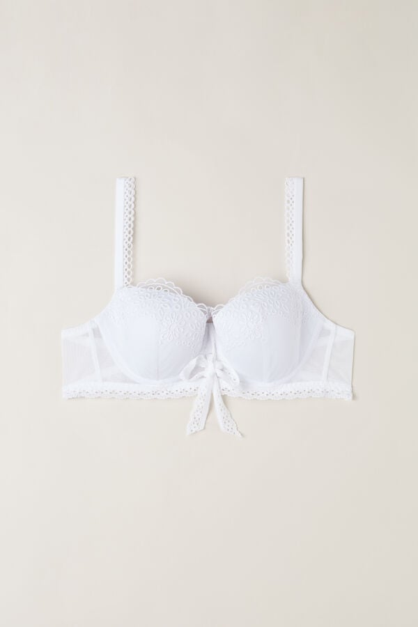 Intimssimi Timeless Simplicity Sofia Balconette Bra White | FUSUI24867