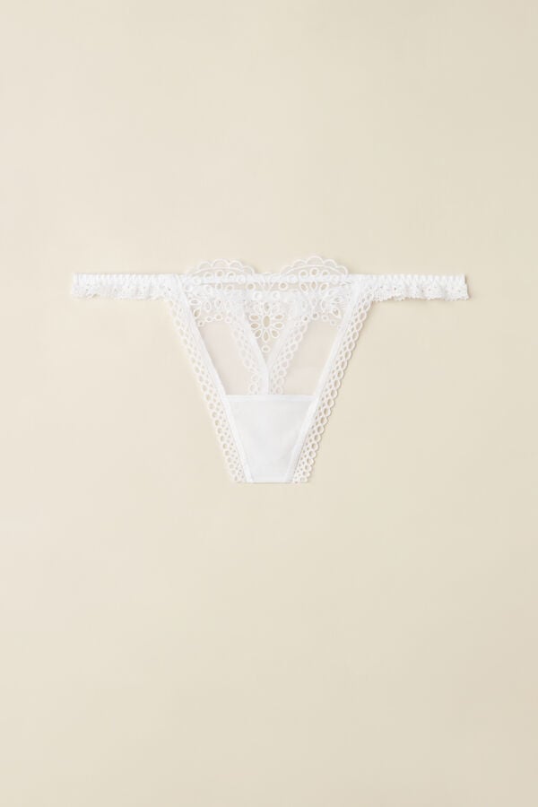 Intimssimi Timeless Simplicity String Thong White | QUSWA55780