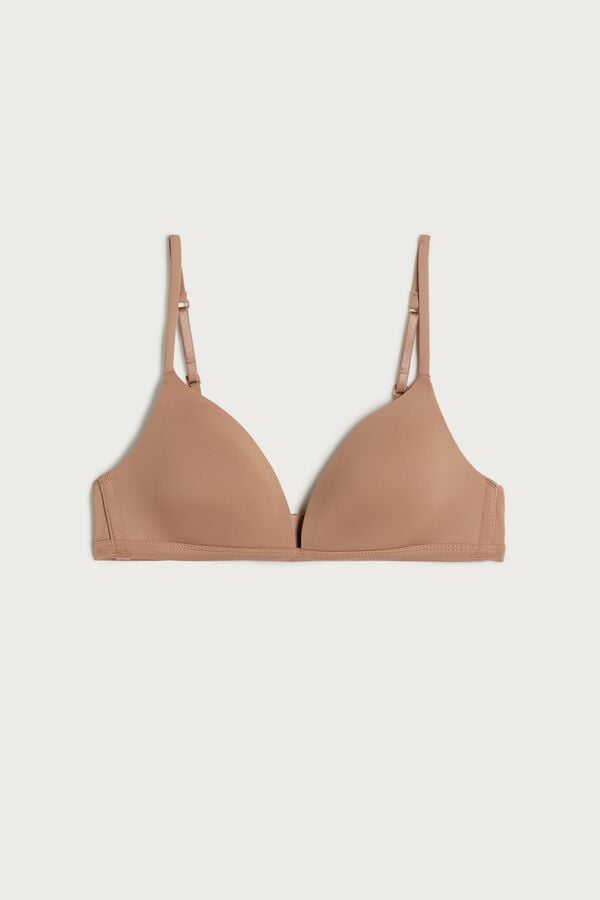 Intimssimi Tiziana Microfiber Triangle Bra Natural | SUSVO29438