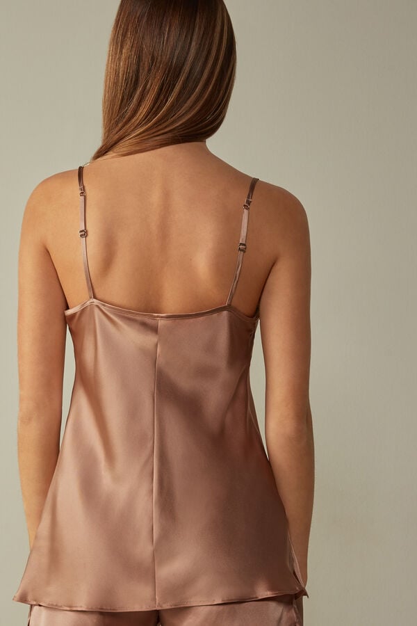 Intimssimi Top in Silk Satin Natural | USZPD65552