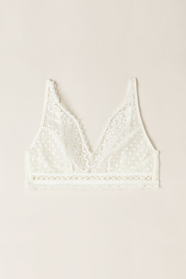 Intimssimi Toujours l'Ajour Lara Triangle Bra White | XUSBH20611