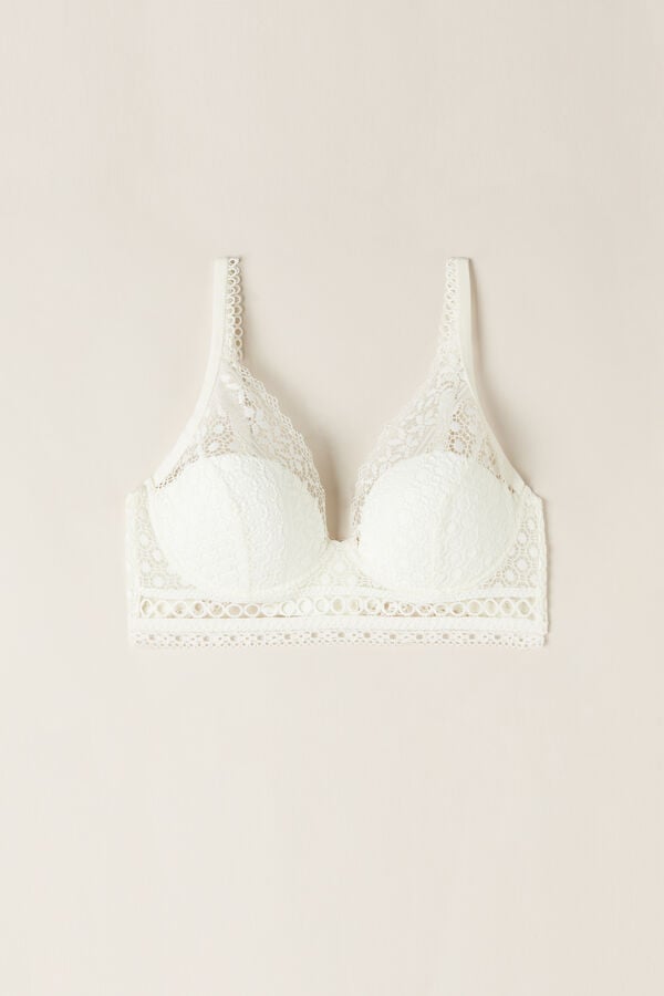 Intimssimi Toujours l’Ajour Elena Balconette Bra White | UUSND58326