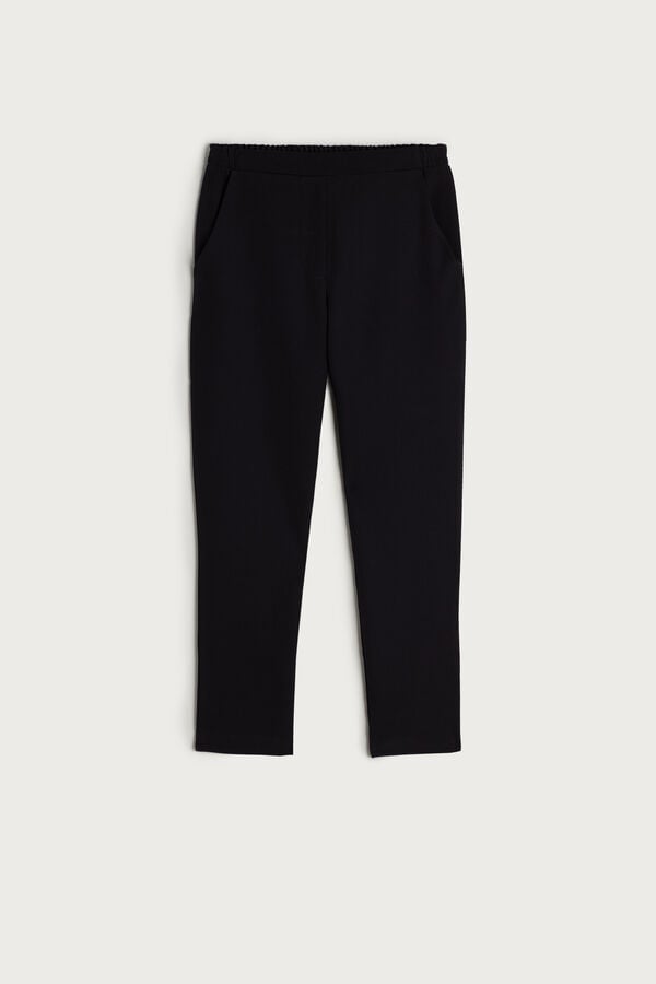 Intimssimi Trousers with Pockets Black | ZUSNQ18199