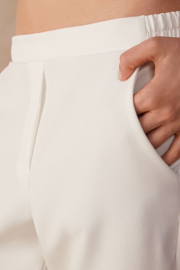 Intimssimi Trousers with Pockets White | TUSPQ34447