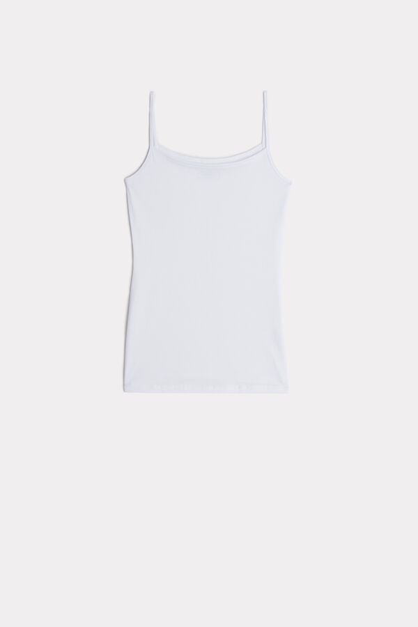 Intimssimi Ultrafresh Supima® Cotton Vest Top White | FUSHY93596