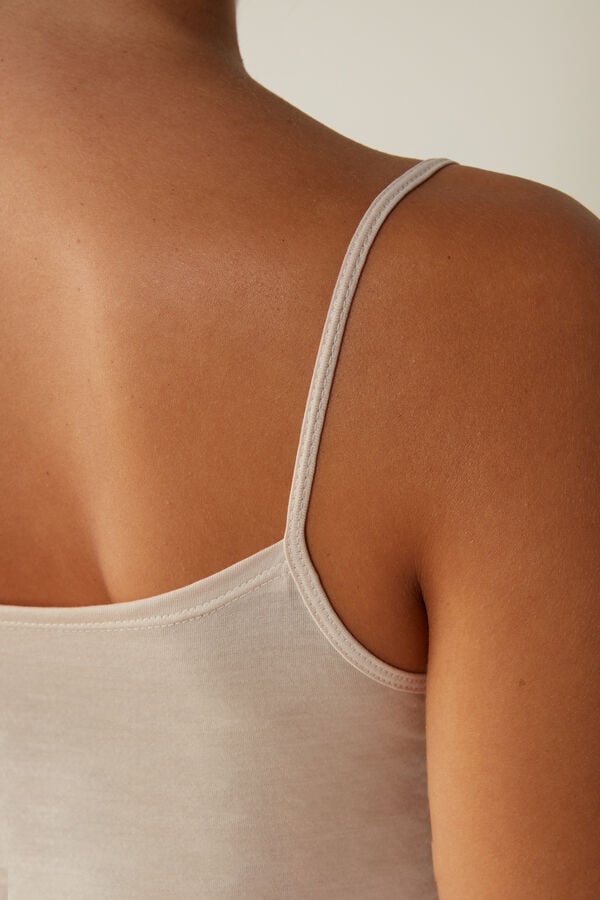 Intimssimi Ultrafresh Supima® Cotton Vest Top Natural | XUSBH63665