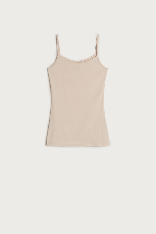 Intimssimi Ultrafresh Supima® Cotton Vest Top Natural | XUSBH63665