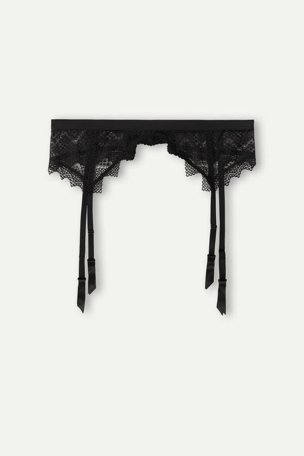 Intimssimi Urban Nomad Garter Belt Black | TUSPQ91443