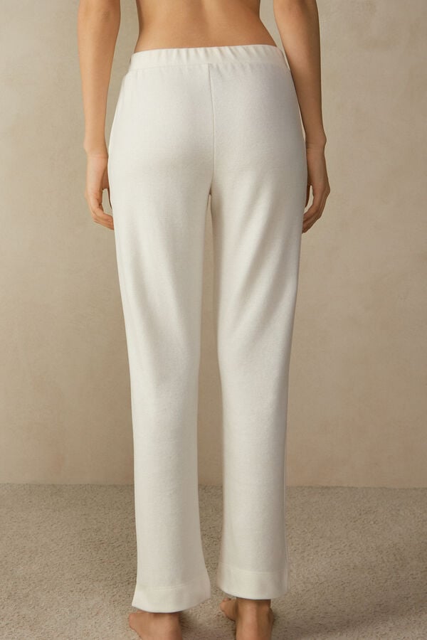 Intimssimi Warm Cuddles Full Length Pants White | TUSPQ53737