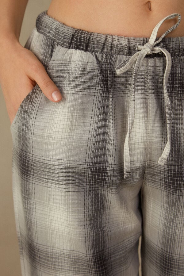 Intimssimi Warm Cuddles Pants in Brushed Cloth Grey | USJVR15411