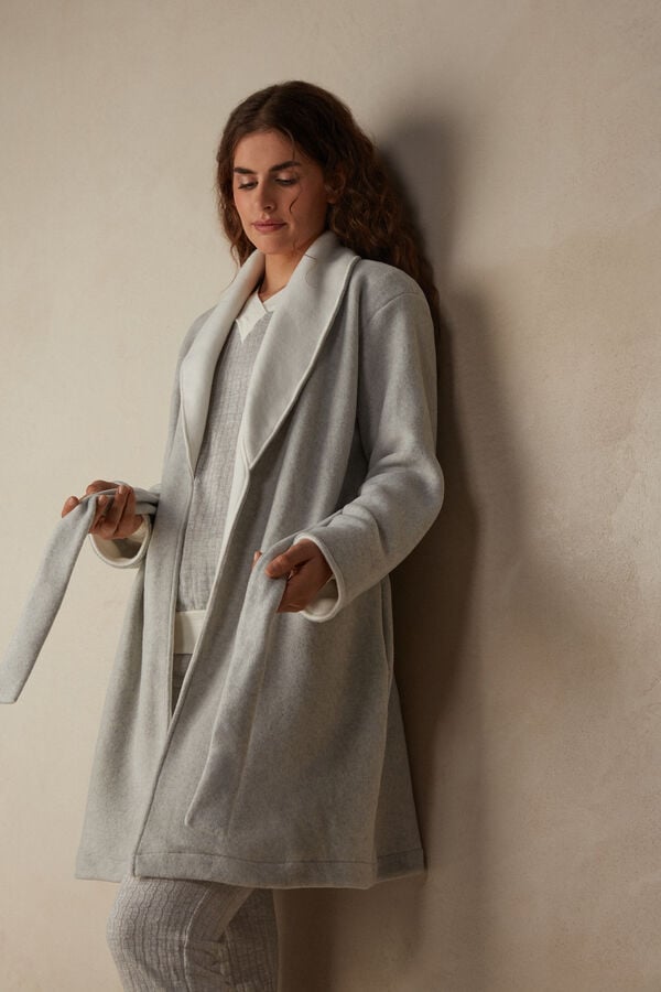 Intimssimi Warm Cuddles Robe Grey | USNEJ56016