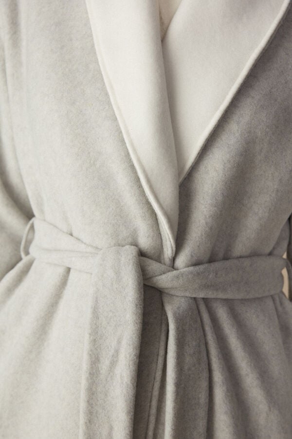 Intimssimi Warm Cuddles Robe Grey | USNEJ56016