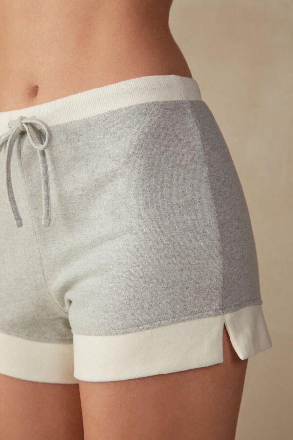 Intimssimi Warm Cuddles Shorts Grey | USJKU61544