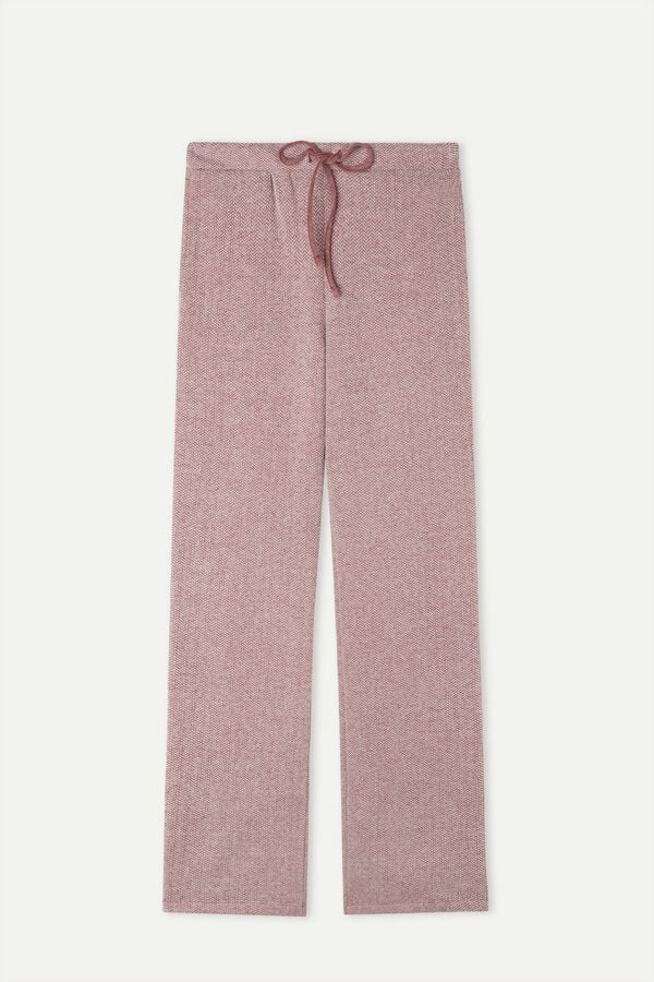 Intimssimi Winter Candies Full Length Sweatpants Dark Pink | LUSSX77580